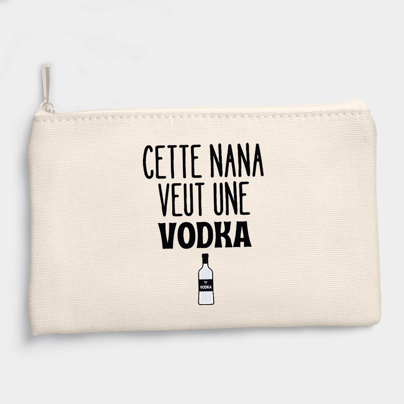 Pochette Cette nana veut un vodka Beige