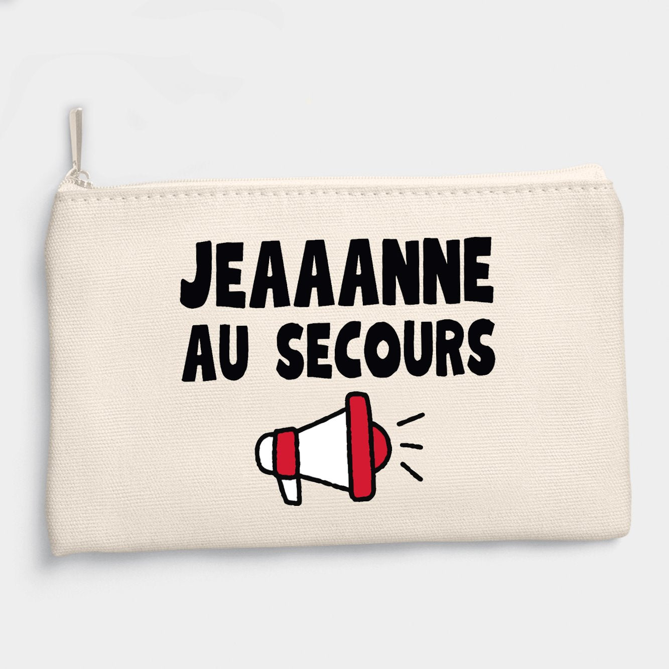 Pochette Jeanne au secours Beige