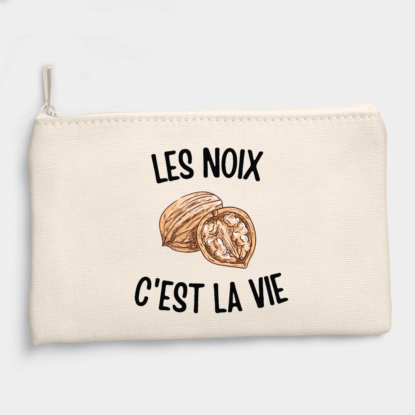 Pochette Les noix c'est la vie Beige