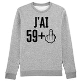 Sweat Adulte J'ai 60 ans 59 + 1 