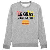 Sweat Adulte Le gras c'est la vie 