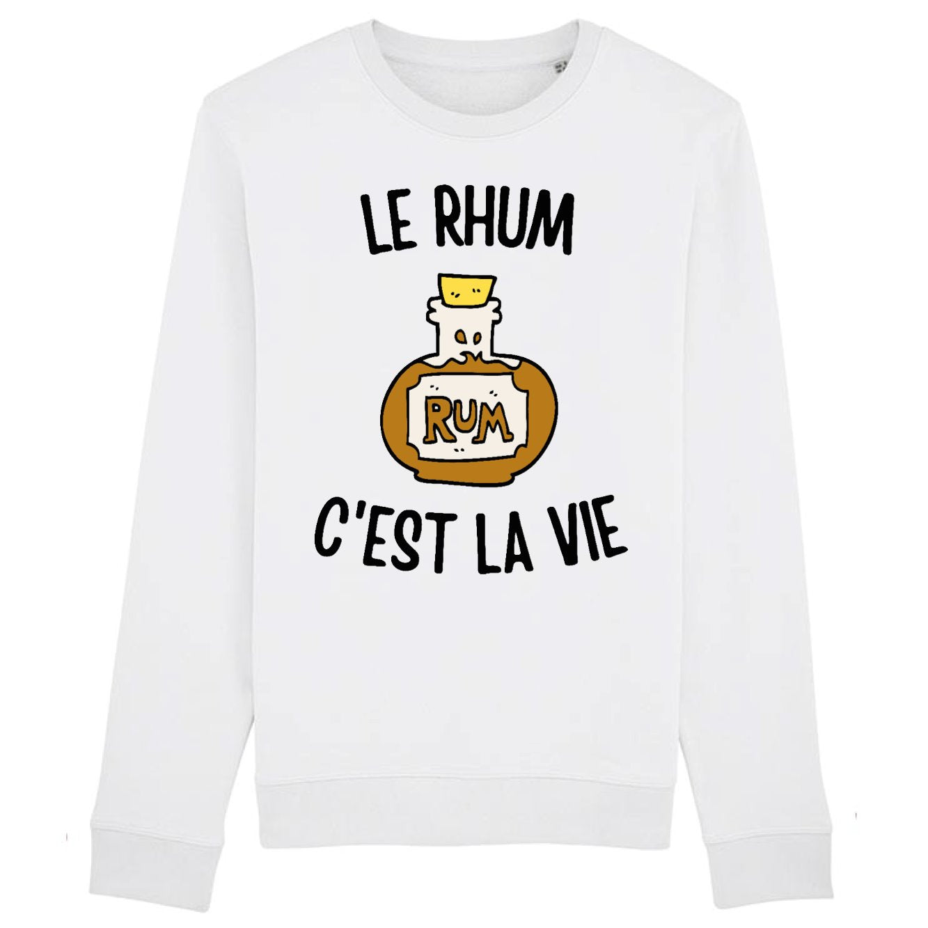 Sweat Adulte Le rhum c'est la vie 