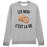 Sweat Adulte Les noix c'est la vie 