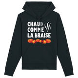 Sweat Capuche Adulte Chaud comme la braise 