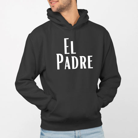 Sweat Capuche Adulte El padre Noir