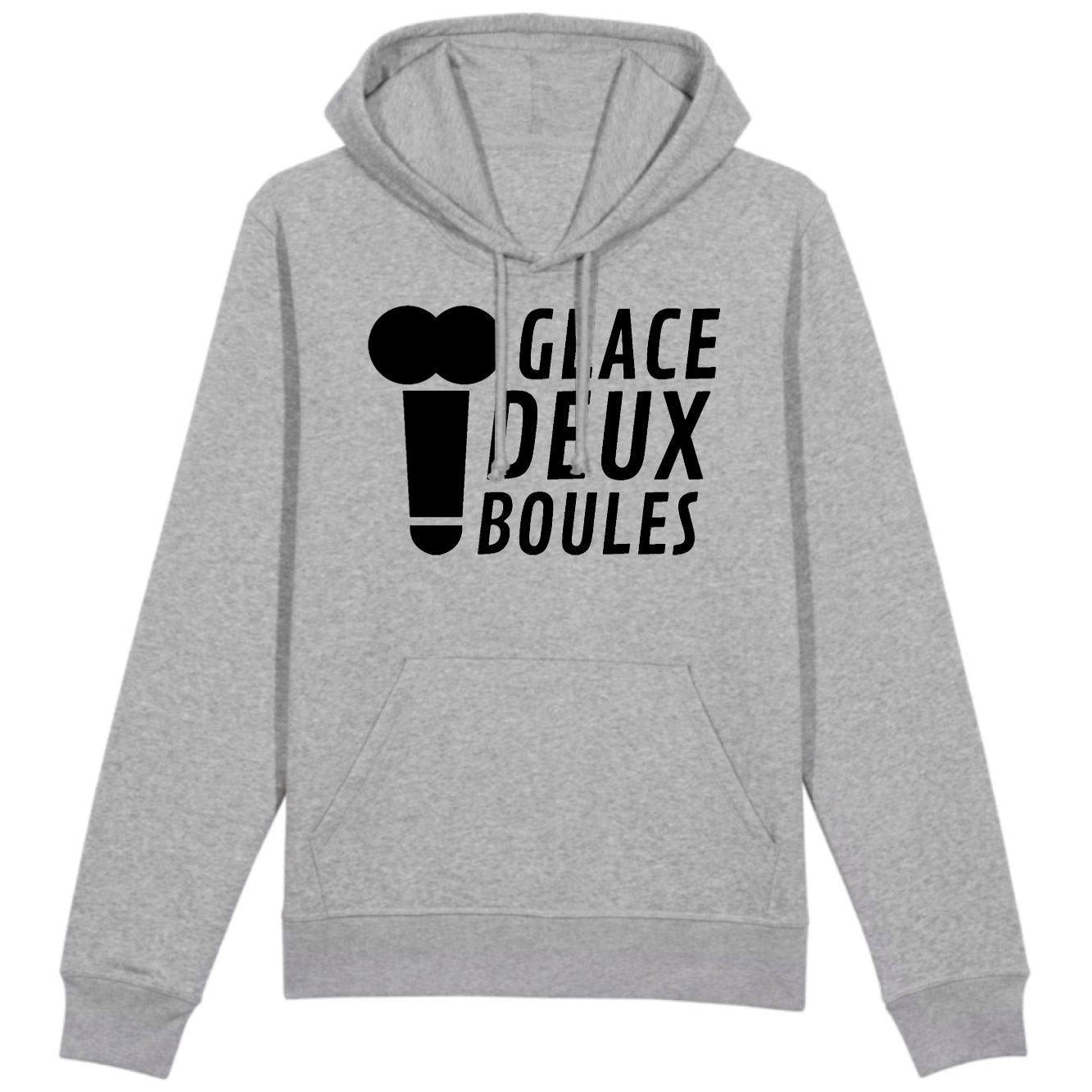 Sweat Capuche Adulte Glace deux boules 