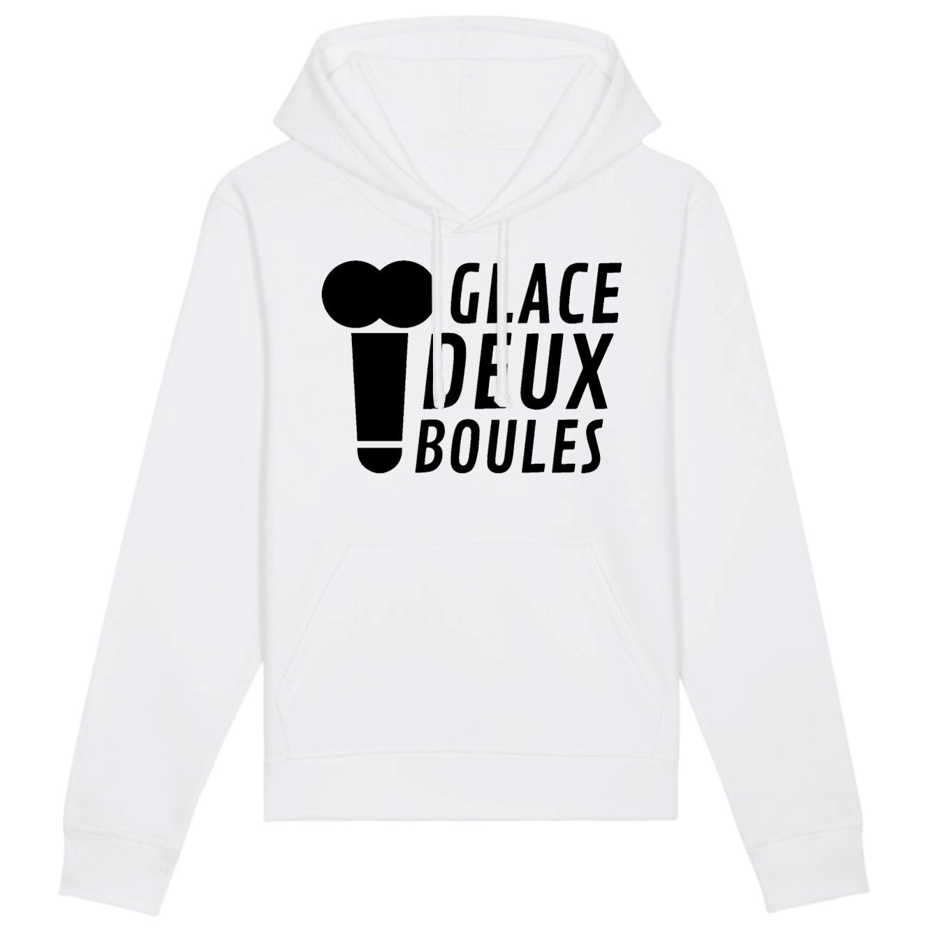 Sweat Capuche Adulte Glace deux boules 