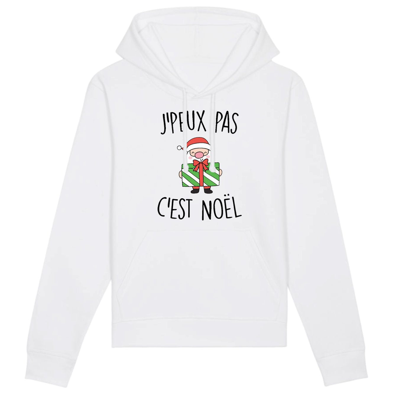 Sweat Capuche Adulte J'peux pas c'est Noël 