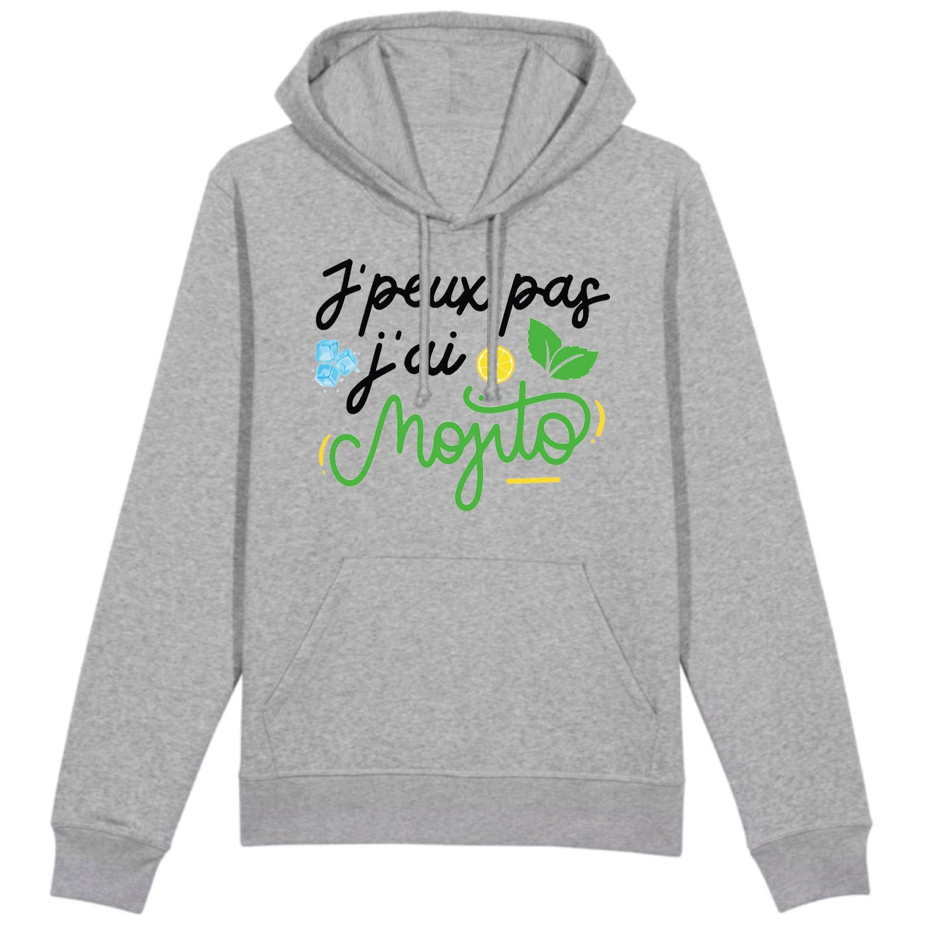 Sweat Capuche Adulte J'peux pas j'ai mojito 