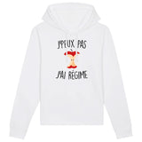 Sweat Capuche Adulte J'peux pas j'ai régime 