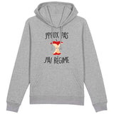 Sweat Capuche Adulte J'peux pas j'ai régime 