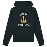 Sweat Capuche Adulte Le rhum c'est la vie 