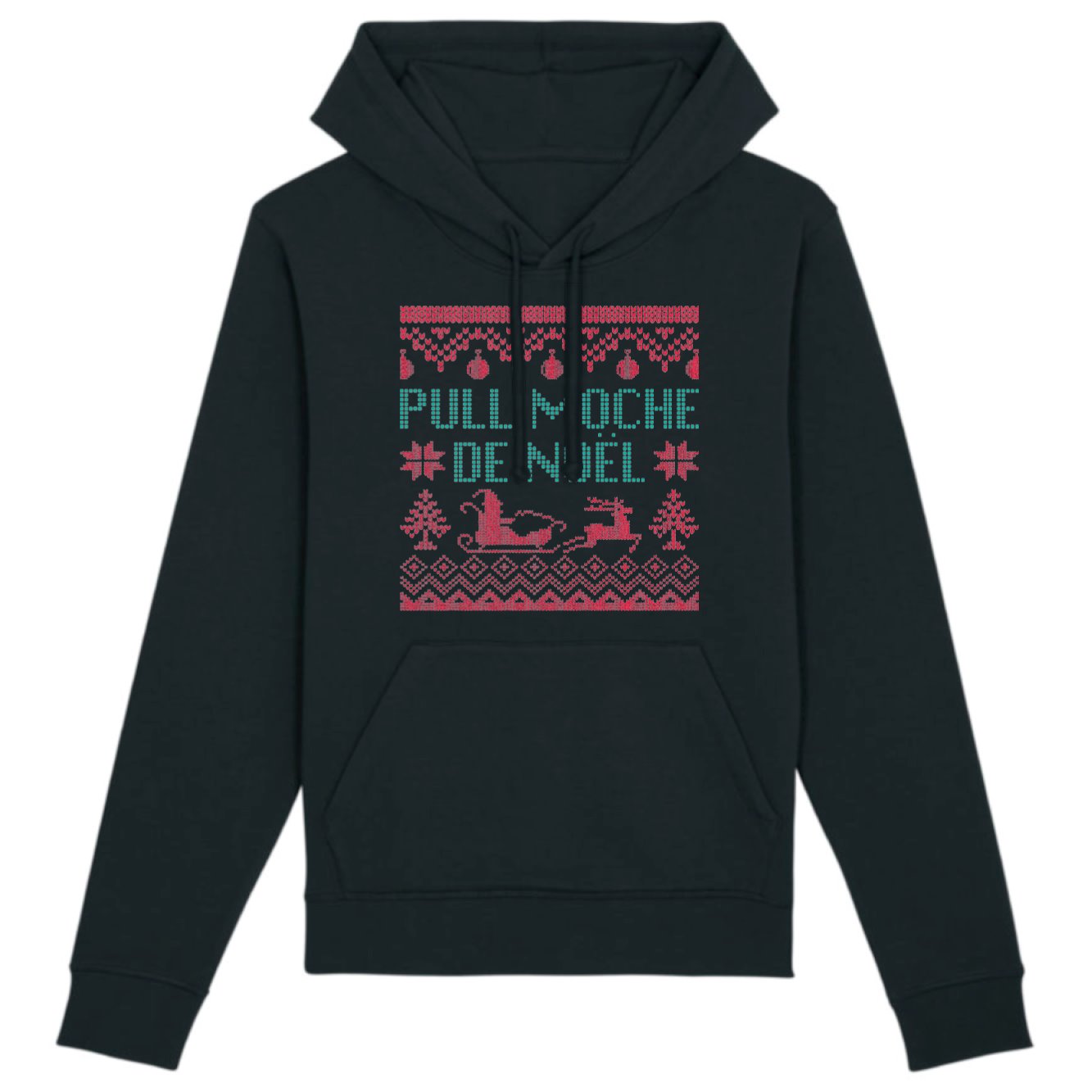 Sweat Capuche Adulte Pull moche de Noël 