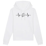 Sweat Capuche Adulte Rythme cardiaque boxe 