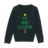 Sweat Enfant Ça sent le sapin 