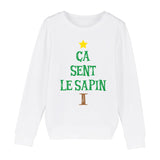 Sweat Enfant Ça sent le sapin 