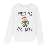 Sweat Enfant J'peux pas c'est Noël 