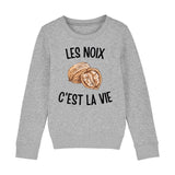 Sweat Enfant Les noix c'est la vie 