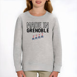 Sweat Enfant Made in Grenoble Gris