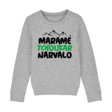 Sweat Enfant Maramé tchoukar narvalo 