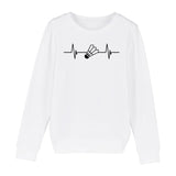 Sweat Enfant Rythme cardiaque badminton 