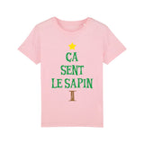 T-Shirt Enfant Ça sent le sapin 