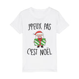 T-Shirt Enfant J'peux pas c'est Noël 