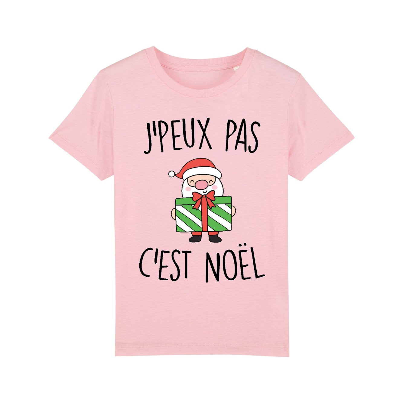 T-Shirt Enfant J'peux pas c'est Noël 