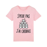 T-Shirt Enfant J'peux pas j'ai chorale 