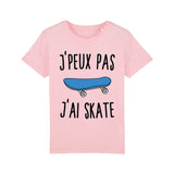 T-Shirt Enfant J'peux pas j'ai skate 