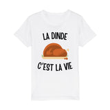 T-Shirt Enfant La dinde c'est la vie 