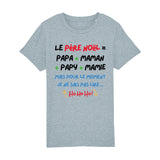 T-Shirt Enfant Le Père Noël c'est papa maman papy mamie 