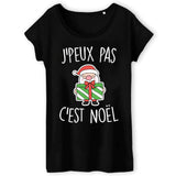 T-Shirt Femme J'peux pas c'est Noël 