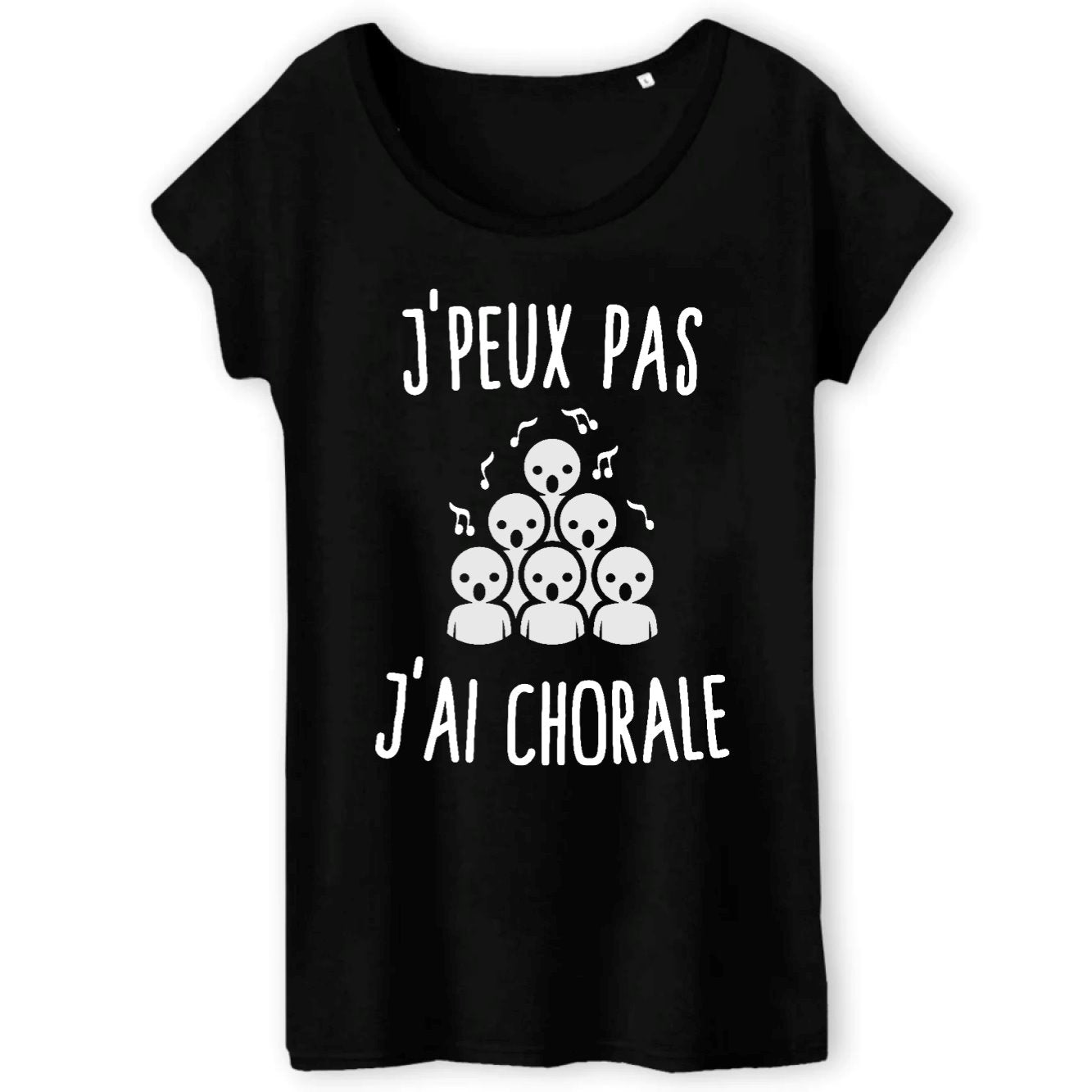 T-Shirt Femme J'peux pas j'ai chorale 