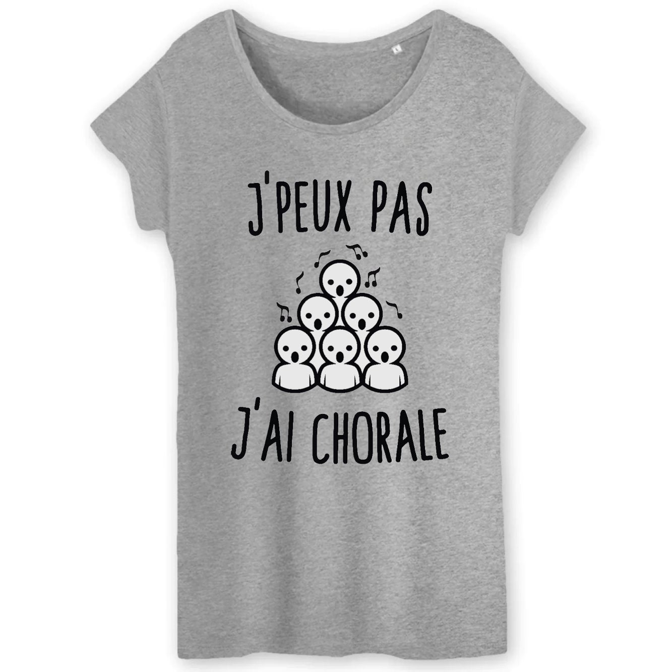 T-Shirt Femme J'peux pas j'ai chorale 