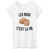 T-Shirt Femme Les noix c'est la vie 