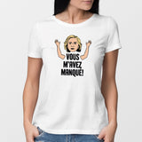 T-Shirt Femme Vous m'avez manqué Blanc