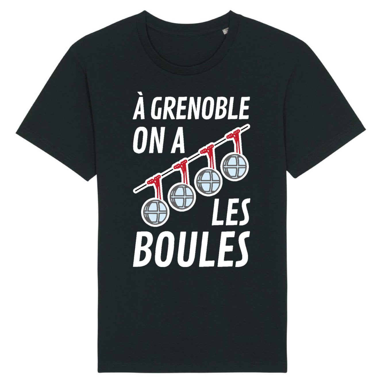 T-Shirt Homme À Grenoble on a les boules 