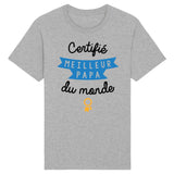 T-Shirt Homme Certifié meilleur papa du monde 