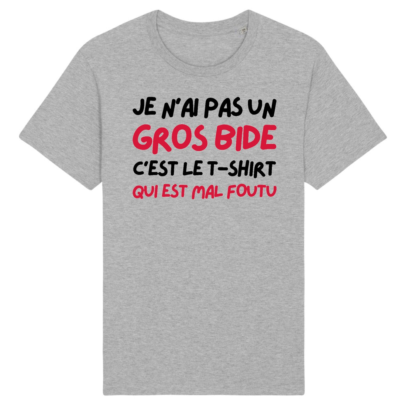 T-Shirt Homme Je n'ai pas un gros bide 