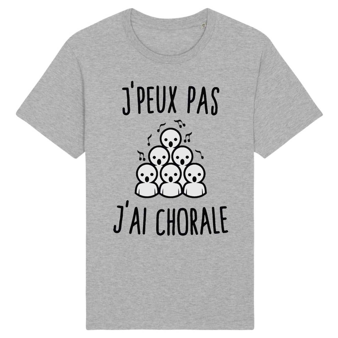 T-Shirt Homme J'peux pas j'ai chorale 