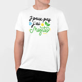 T-Shirt Homme J'peux pas j'ai mojito Blanc