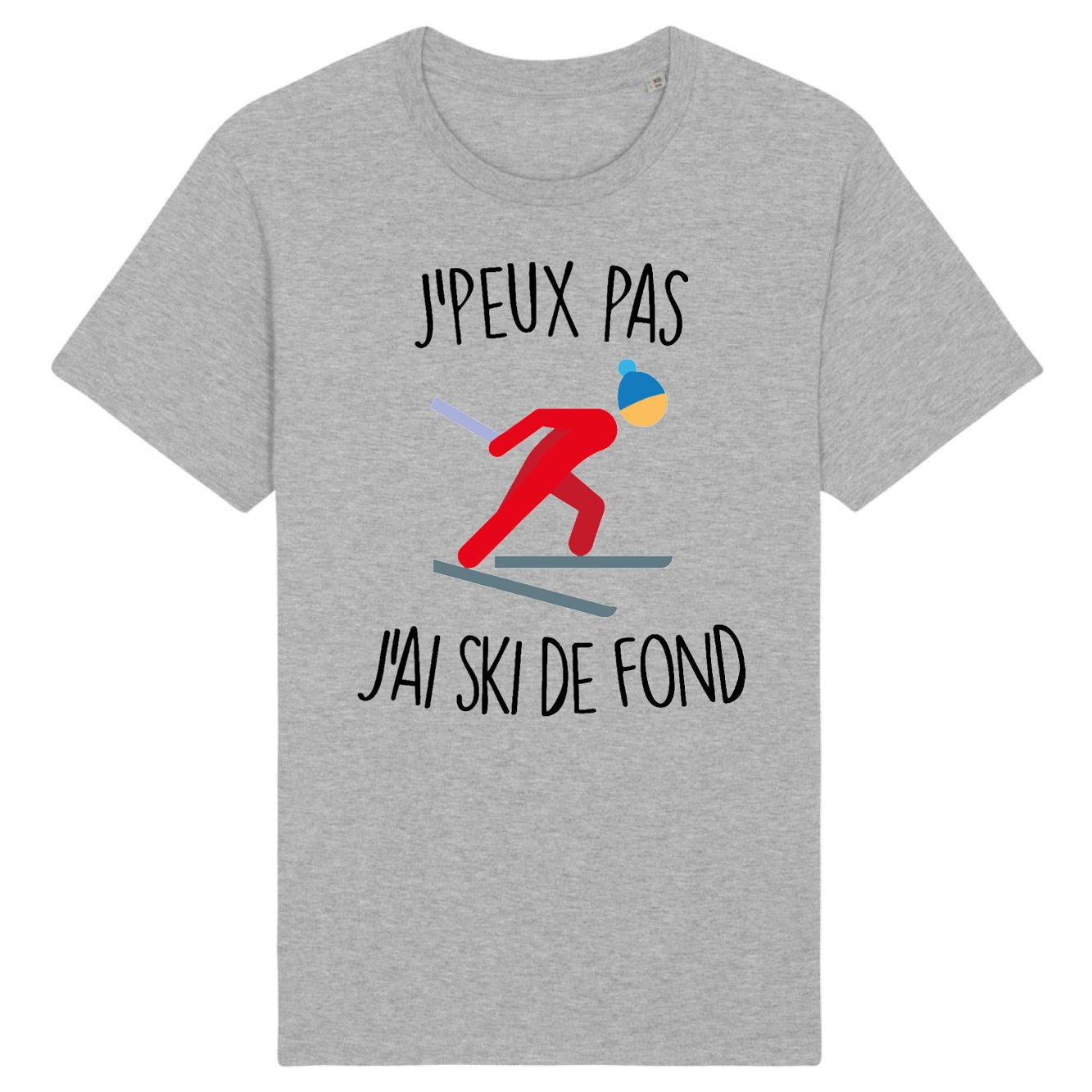 T-Shirt Homme J'peux pas j'ai ski de fond 