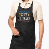 Tablier Chef de tribu Noir