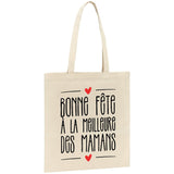 Tote bag Bonne fête à la meilleure des mamans 