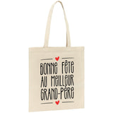 Tote bag Bonne fête au meilleur grand-père 