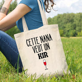 Tote bag Cette nana veut un kir Beige