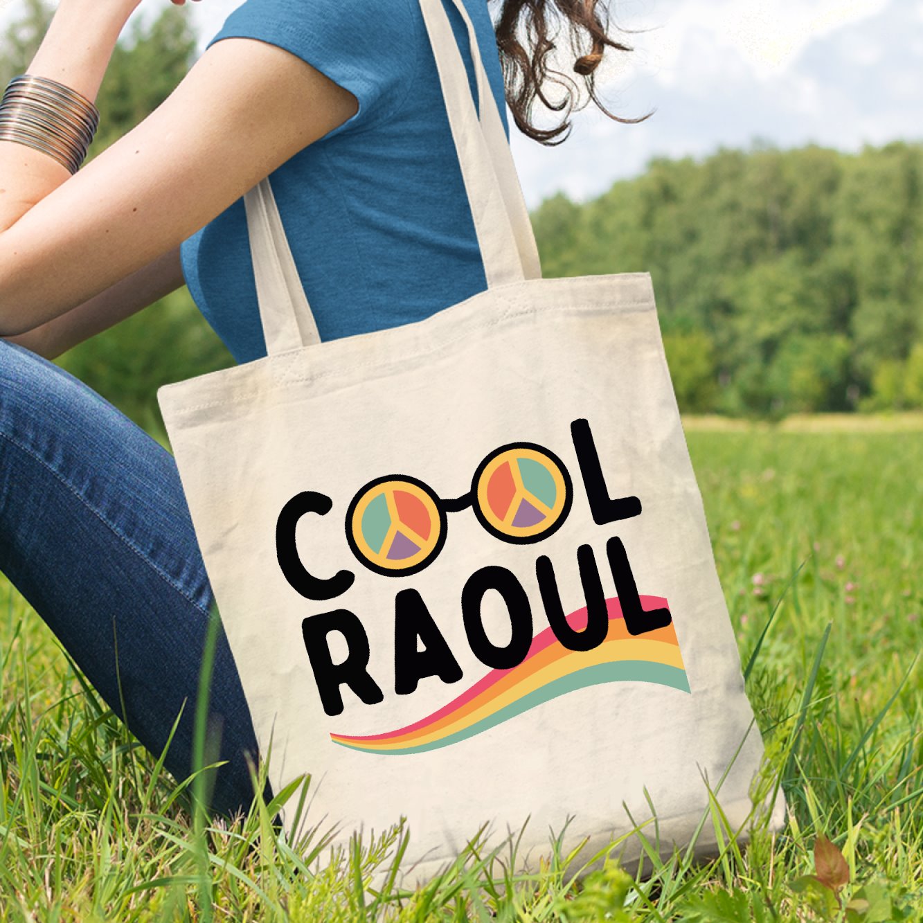 Tote bag Cool Raoul Beige