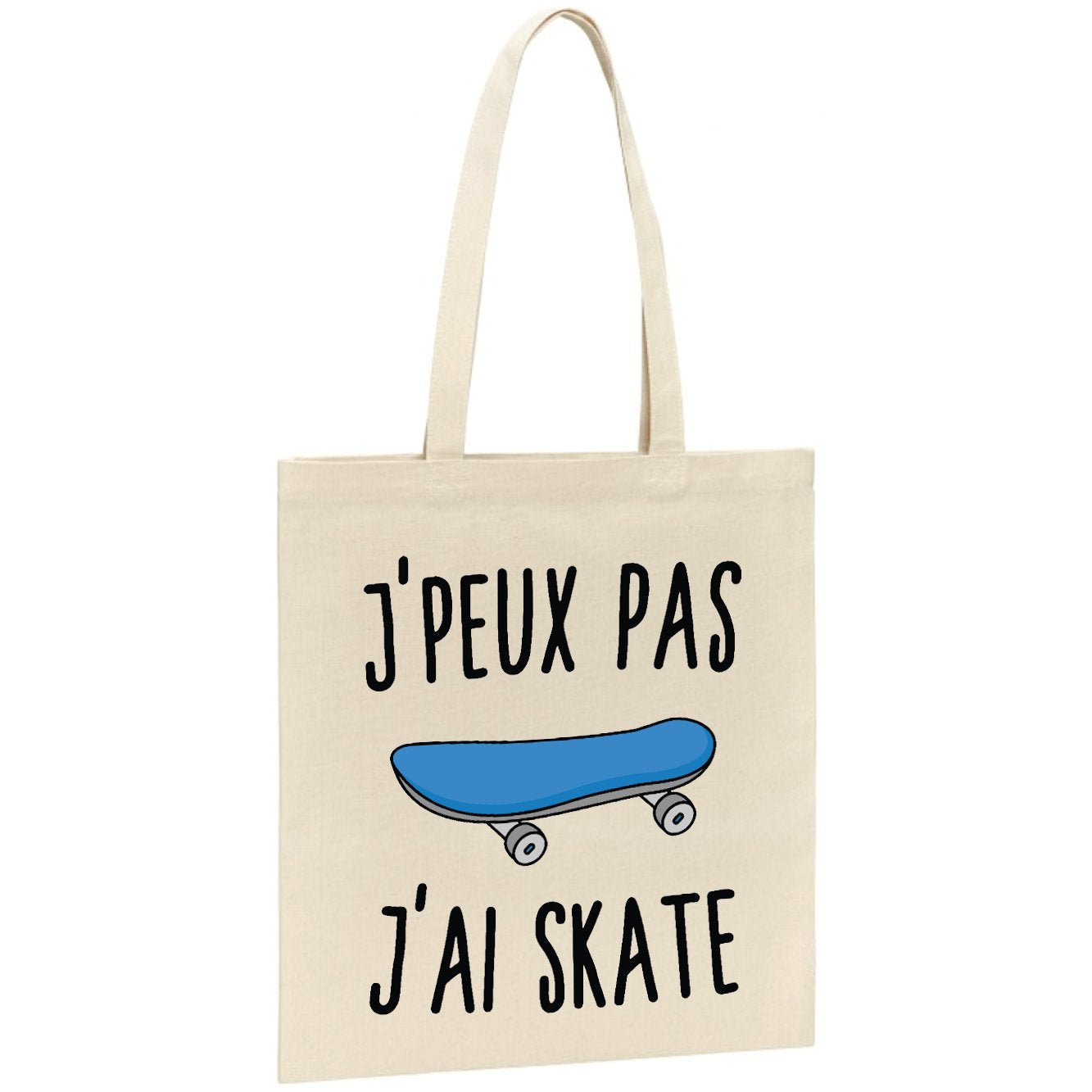 Tote bag J'peux pas j'ai skate 