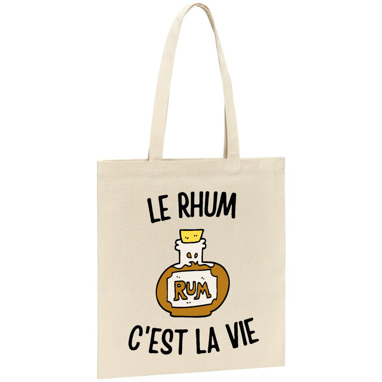 Tote bag Le rhum c'est la vie 